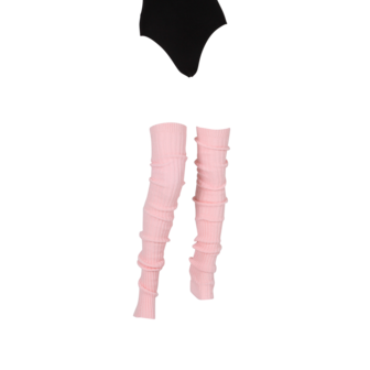 Benthe beenwarmers  Lichtroze lang (100cm).