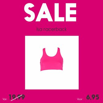 Isa racerback top fuchsia kids