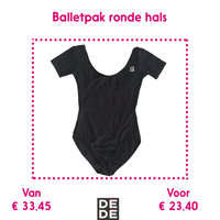 Balletpak volwassenen ronde hals (uitverkoop)