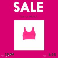 Isa racerback top fuchsia kids