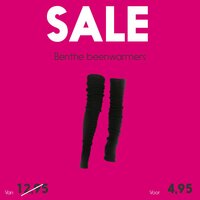 Benthe beenwarmers zwart lang