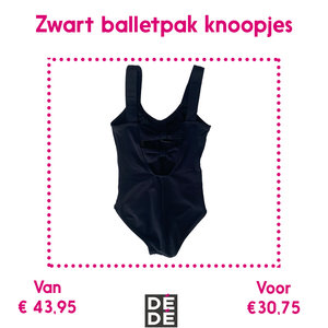 Knopen balletpak kids (uitverkoop)