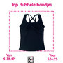 Top dubbele bandjes kids (uitverkoop)